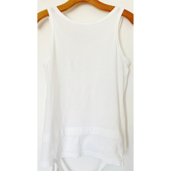 Helmut Lang White Tank Bondage Strap Mainline Made In Italy Vintage 90s Y2K - Picture 3 of 10